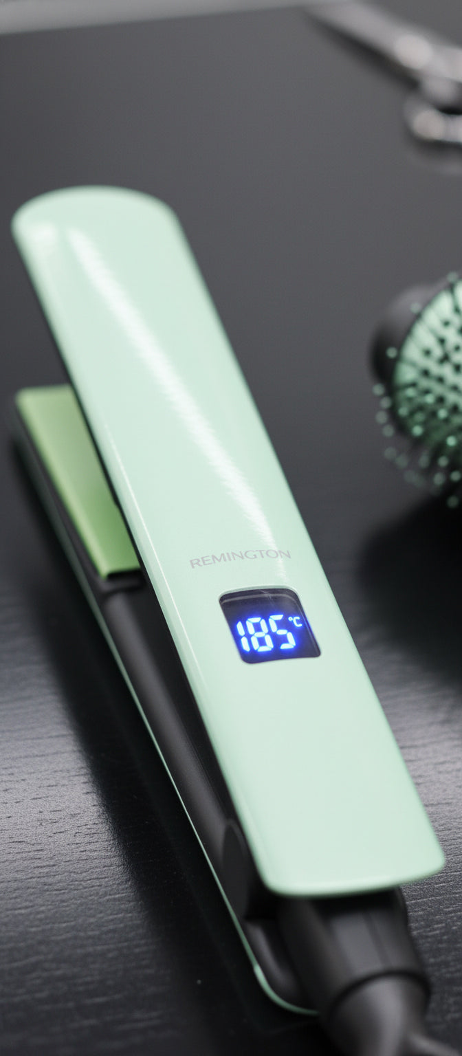 Combo Remington plancha + cepillo Aguacate