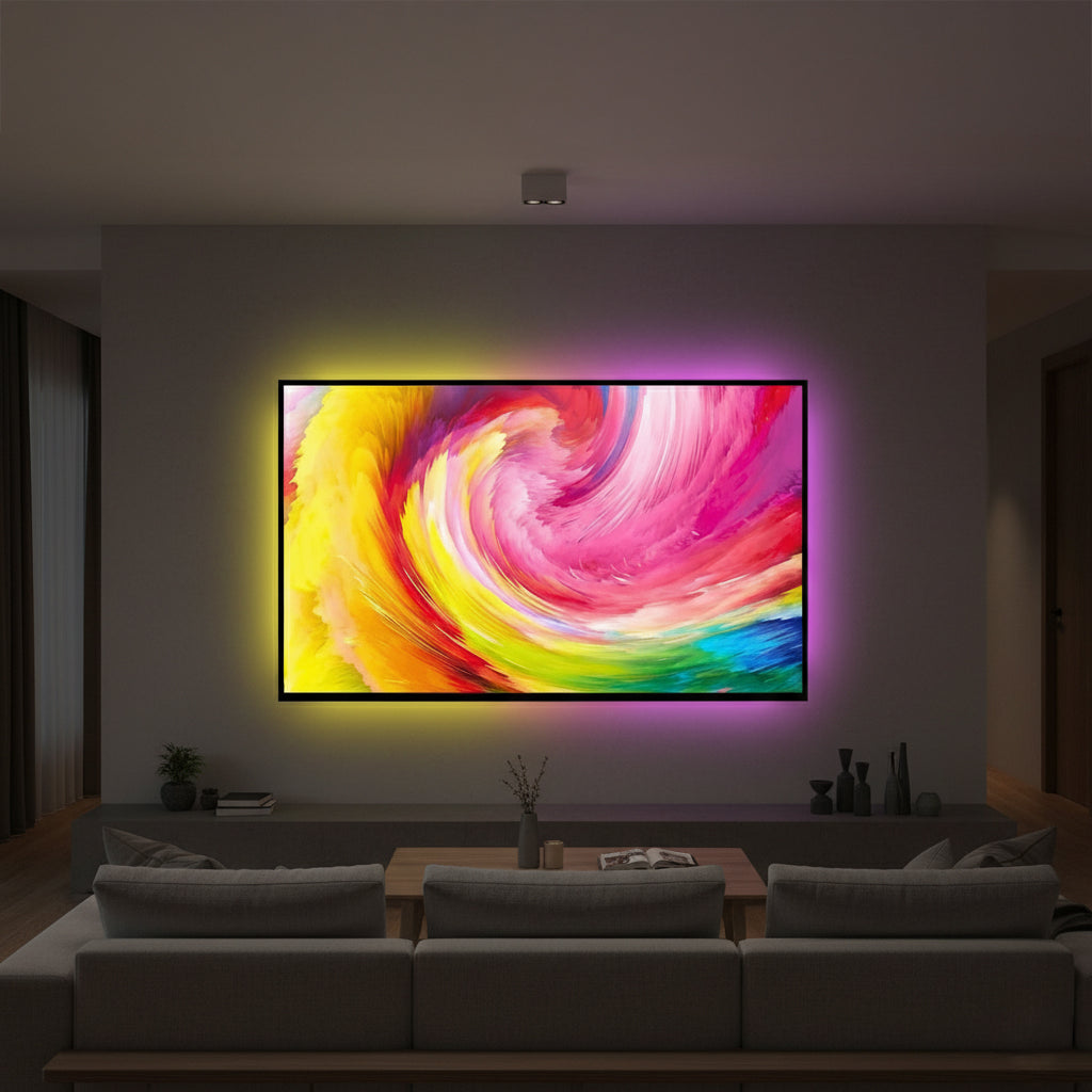 Luz Led Rítmica para smart tv